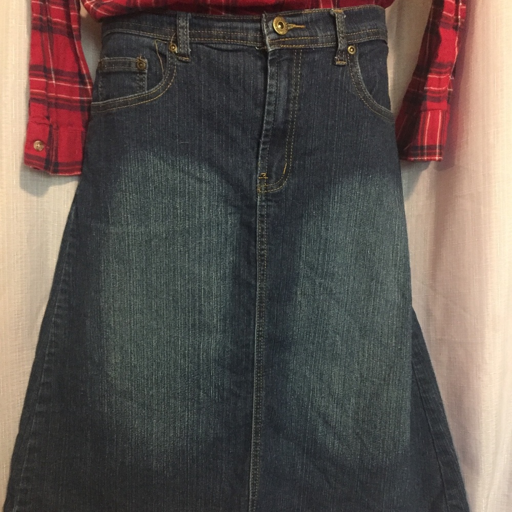 out jeans jean skirt